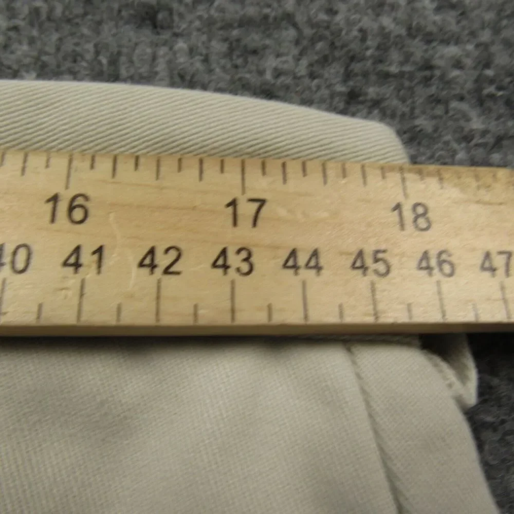 Polo Ralph Lauren Pant Men 36x27 Philip Flat Front Beige Chino Straight Academia